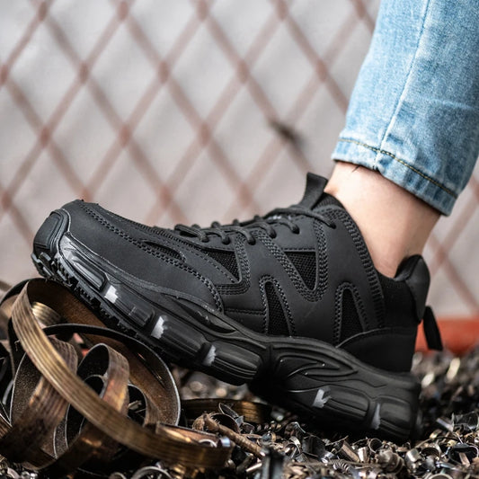 Chaussures de sécurité femme antidérapantes confortables pour chantier