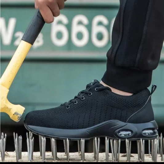 Chaussures de sécurité homme et femme antidérapantes confortables pour chantier