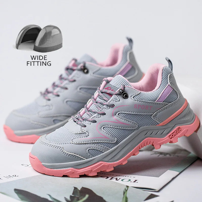 Chaussures de sécurité femmes antidérapantes confortables pour chantier
